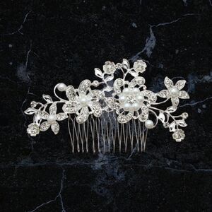 NEW Crystal Y2K Bridesmaid Headdress Pearl Bridal Hair Comb Clip Hairpin